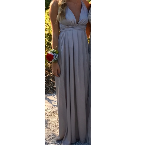 Peppermayo Dresses & Skirts - Silver prom dress Size 8